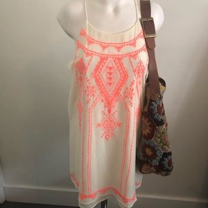 White boho dress